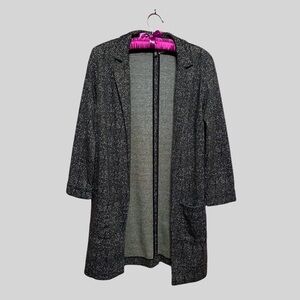 Gray H&M Long Blazer Jacket